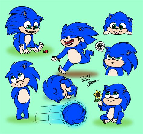 funny videos of baby sonic